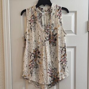Floral Sleeveless Women's Top